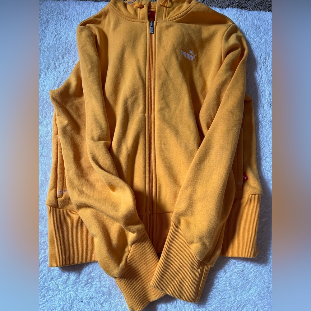 Puma Sweatshirt Medium Hooded Full Zip